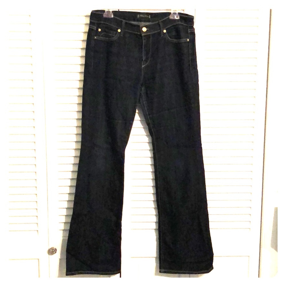 Fidelity Denim Dark Bootcut Mid-rise Jeans 30 / 10
